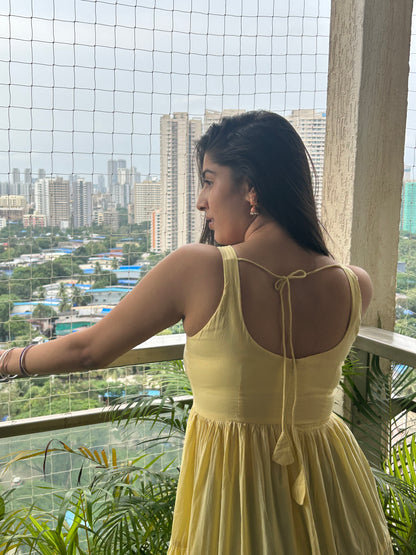 AAMRAS - The perfect Butter yellow anarkali