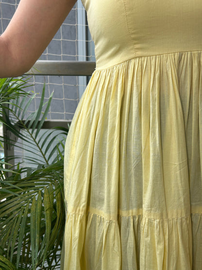 AAMRAS - The perfect Butter yellow anarkali